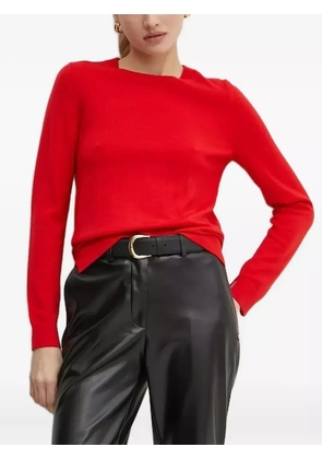 BOSS round-neck long-sleeve sweater - Red