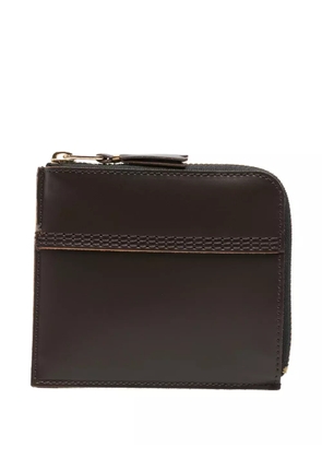 Comme Des Garçons Wallet zip-around leather wallet - Brown