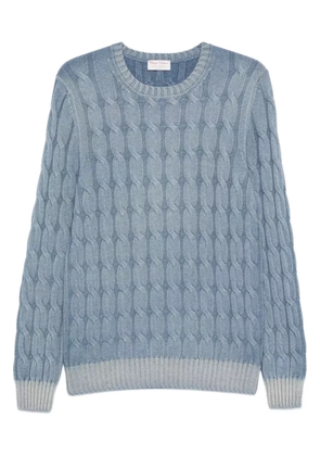 Gran Sasso cable-knit sweater - Blue