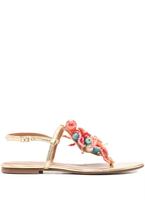 Alameda Turquesa Atlantica sandals - Gold
