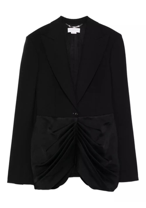 Stella McCartney draped-front blazer - Black