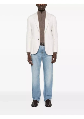 Eleventy two-button patch-pocket blazer - Neutrals