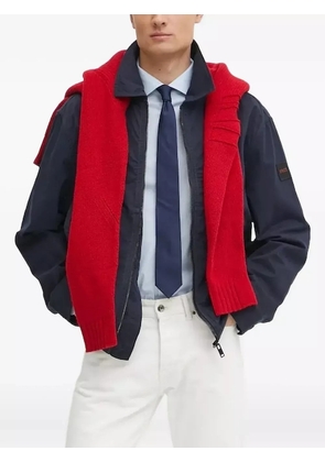 BOSS zip-fastening patch-pocket jacket - Blue