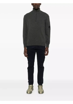 C.P. Company half-zip wool sweater - Brown