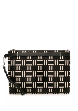 Balenciaga Pre-Owned 2014 Pony Hair clutch bag - Black