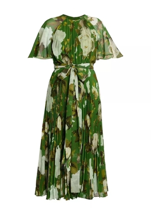 ERDEM floral-print midi dress - Green