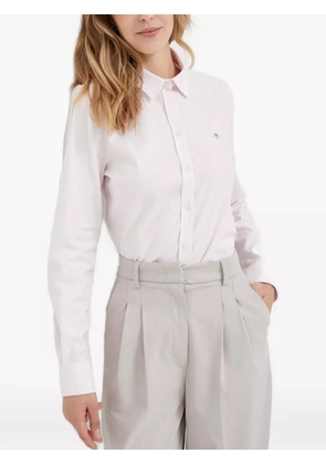 Gant embroidered-logo button-down shirt - Pink