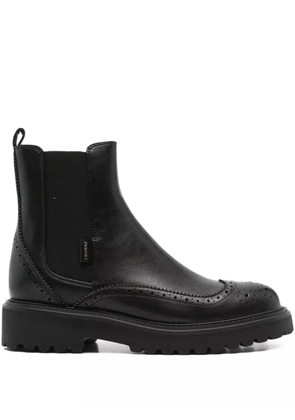 TWINSET 40mm elastic-panel chelsea boots - Black