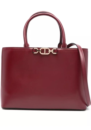 TWINSET medium chain-link tote bag - Red