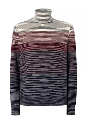 Missoni roll-neck striped sweater - Multicolour