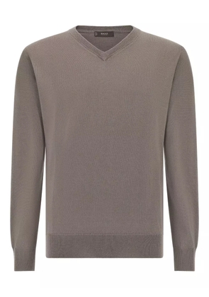 Boggi Milano v-neck sweater - Grey