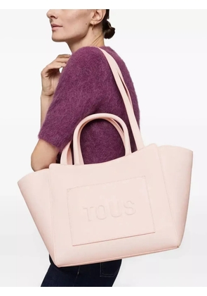 TOUS Brenda embossed-logo tote bag - Pink