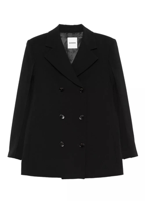 SANDRO double-breasted blazer - Black