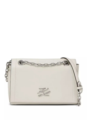 Karl Lagerfeld K/Autograph leather shoulder bag - Neutrals