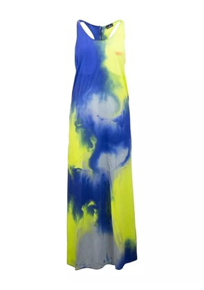 Marcelo Burlon County of Milan tie dye-print racerback dress - Blue