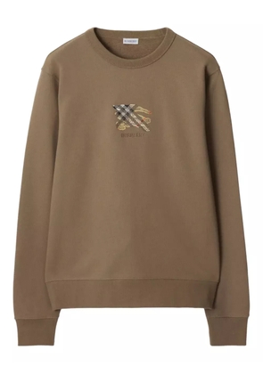 Burberry Equestrian Knight-check sweatshirt - Brown
