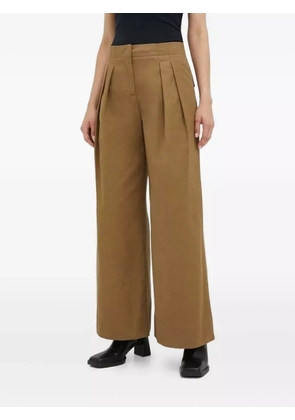 lovechild pleated-front wide-leg trousers - Brown