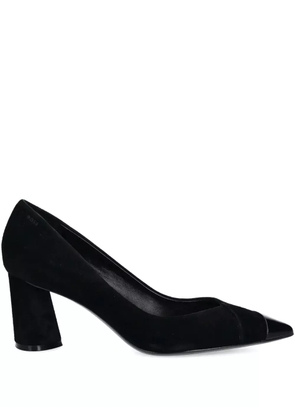 BOSS suede leather-toe pumps - Black