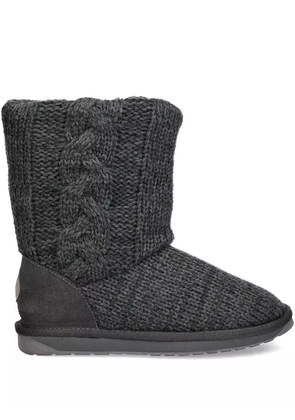 EMU AUSTRALIA cable-knit lined boots - Grey