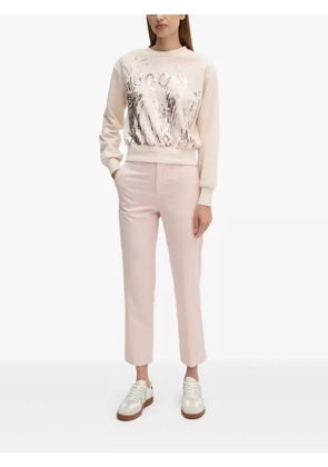 Joop! sequin-embellished crew-neck sweater - Pink