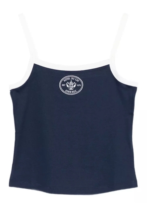 Sporty & Rich logo-detail cami top - Blue