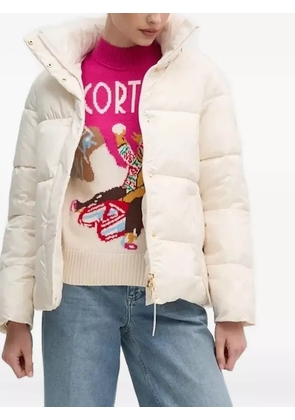 Joop! high-neck quilted jacket - Neutrals