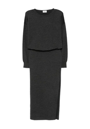 P.A.R.O.S.H. long-sleeve midi dress - Grey