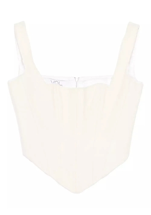 Vestiaire d'un Oiseau Libre sleeveless corset top - Neutrals