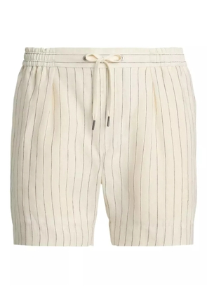 Ralph Lauren Purple Label pinstripe drawstring shorts - Neutrals