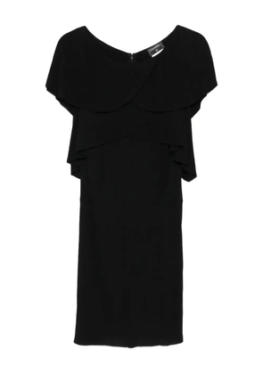 CHANEL Pre-Owned layered ruffle mini dress - Black