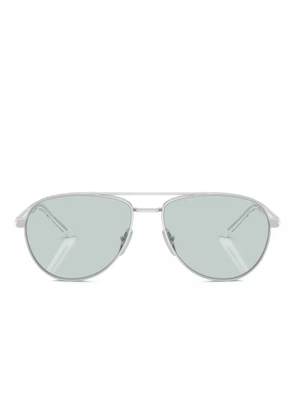 Prada Eyewear geometric-frame sunglasses - Silver
