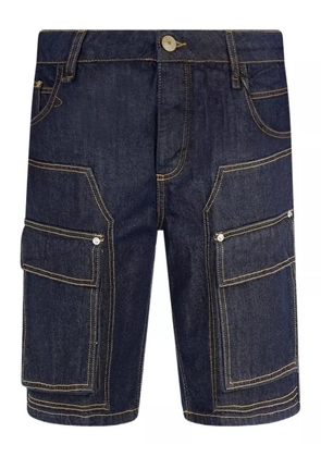 YES LONDON cargo-pocket denim shorts - Blue
