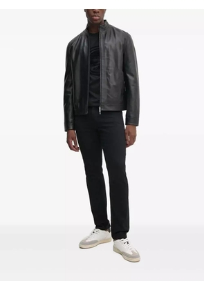 BOSS logo-patch denim jeans - Black