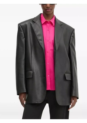 HUGO embroidered-logo shirt - Pink