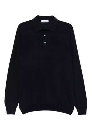 Gran Sasso virgin wool polo shirt - Blue
