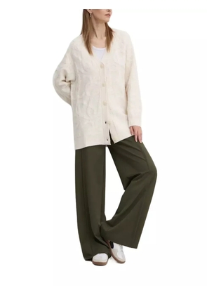 Desigual textured button cardigan - Neutrals