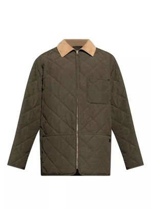 Bally diamond-quilted jacket - Green