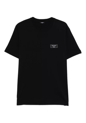 Balmain logo-motif cotton T-shirt - Black