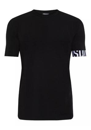 DSQUARED2 logo-band short-sleeve T-shirt - Black