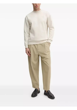 Joop! embossed-logo crew-neck sweatshirt - Neutrals