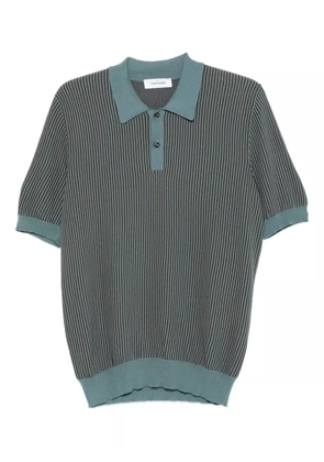 Gran Sasso ribbed striped polo shirt - Grey
