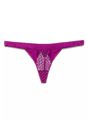 Kiki de Montparnasse pointillee g-string - Purple