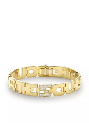 Pragnell 18kt yellow gold Soulmate diamond bracelet