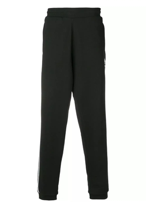 adidas three stripe joggers - Black