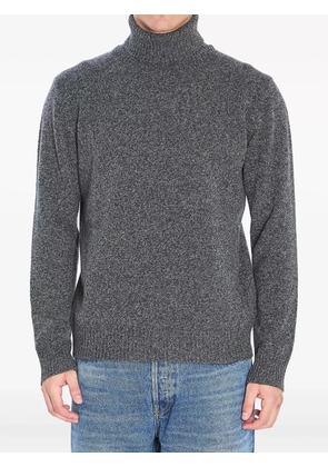 Roberto Collina turtleneck ribbed sweater - Grey