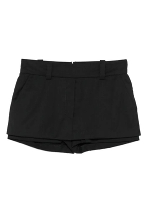 Vestiaire d'un Oiseau Libre layered wool shorts - Black