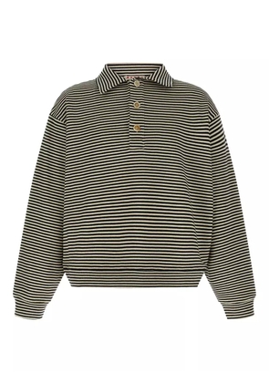 Marni striped cotton sweatshirt - Black