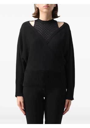 SIMONA CORSELLINI cut-out embellished sweater - Black