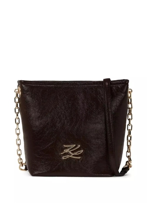Karl Lagerfeld small K/Autograph bucket bag - Brown