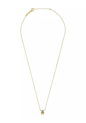 TOUS crystal-embellished bear-shaped necklace - Gold